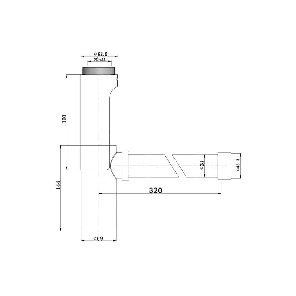 Adjustable Bottle Trap with Shroud - Image 2