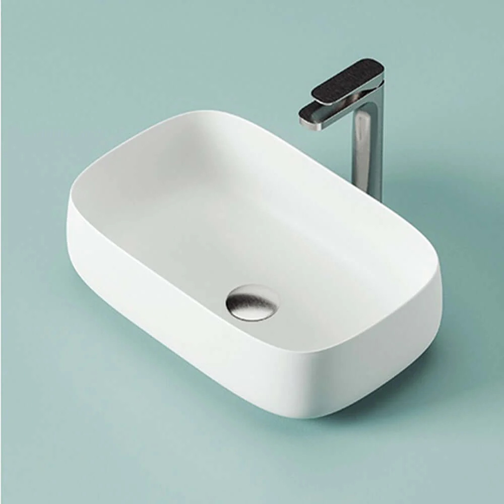 Cognac Quadro 56 Bench Mounted Basin - Image 3