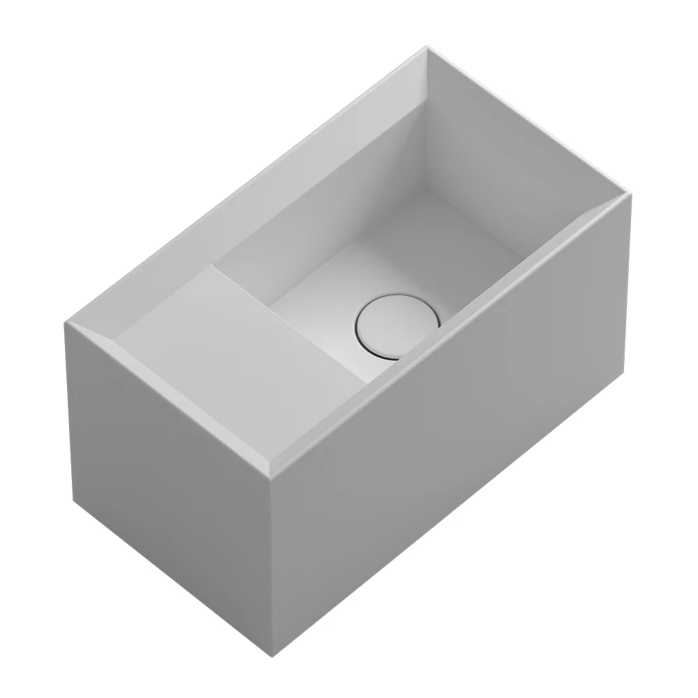 Cut Wall Basin with LH Tap Landing (45x25x25H) - Image 2