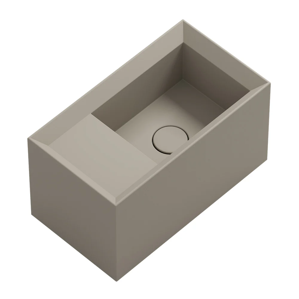 Cut Wall Basin with LH Tap Landing (45x25x25H) - Image 8