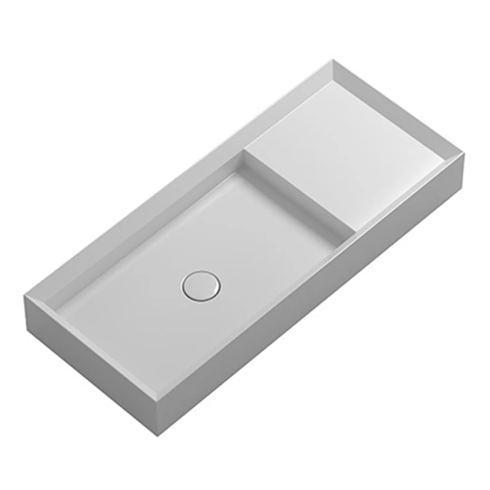 Cut Bench Basin with Platform (90x38x12H)
