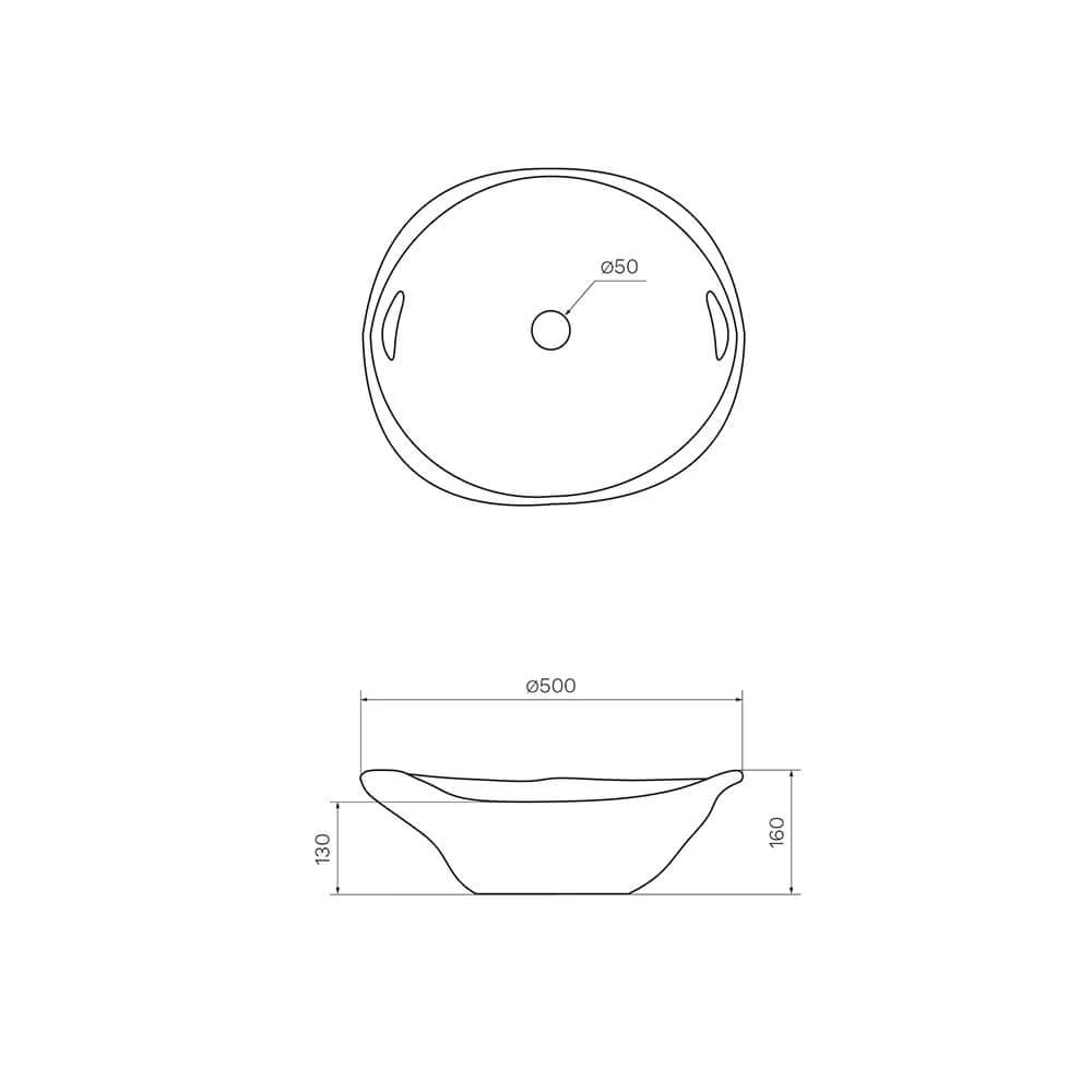 Conca Bench Basin 500 - Image 3