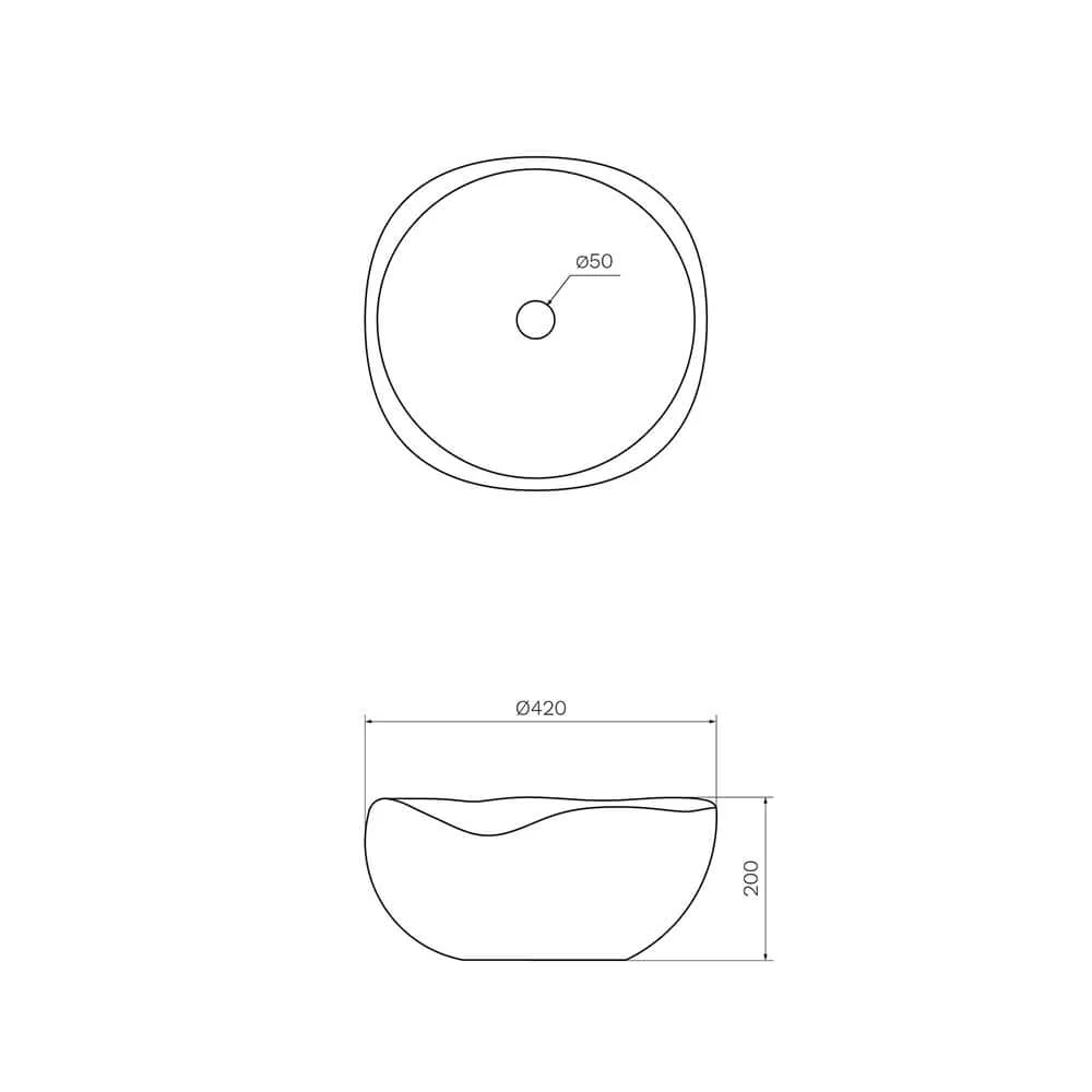 Eolo Bench Basin Natural 54 - Image 3