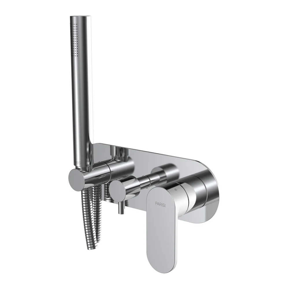 Elli II Wall Mixer with 3-Way Diverter and Handshower