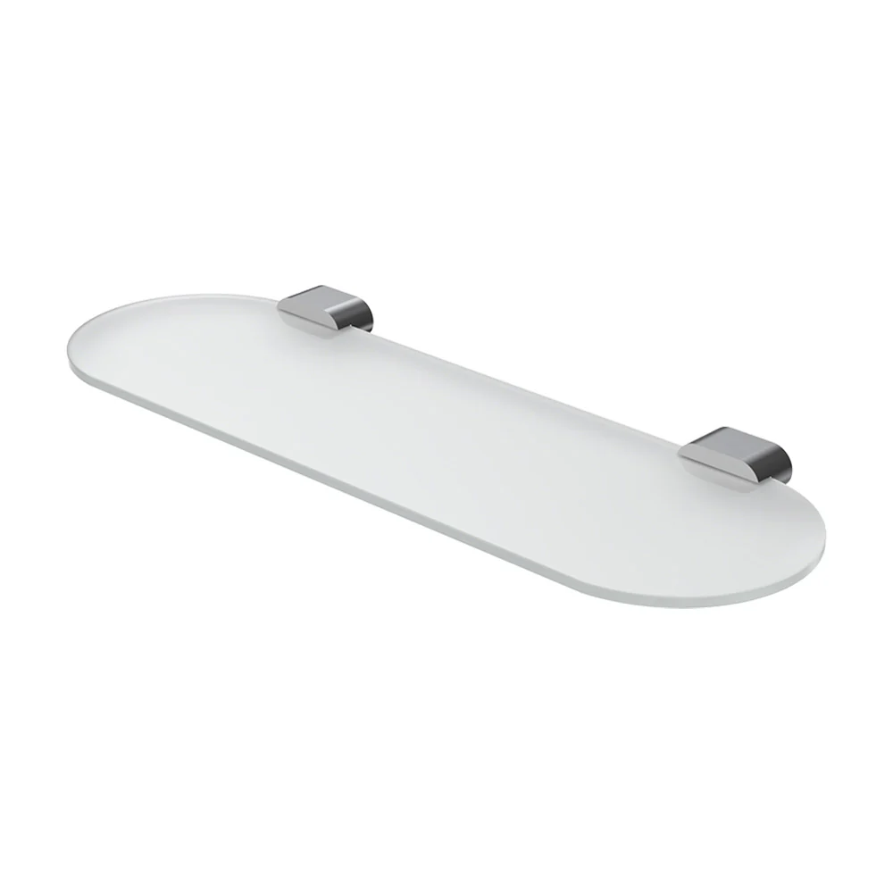 Ellisse Frosted Toughened Glass Shelf 450mm