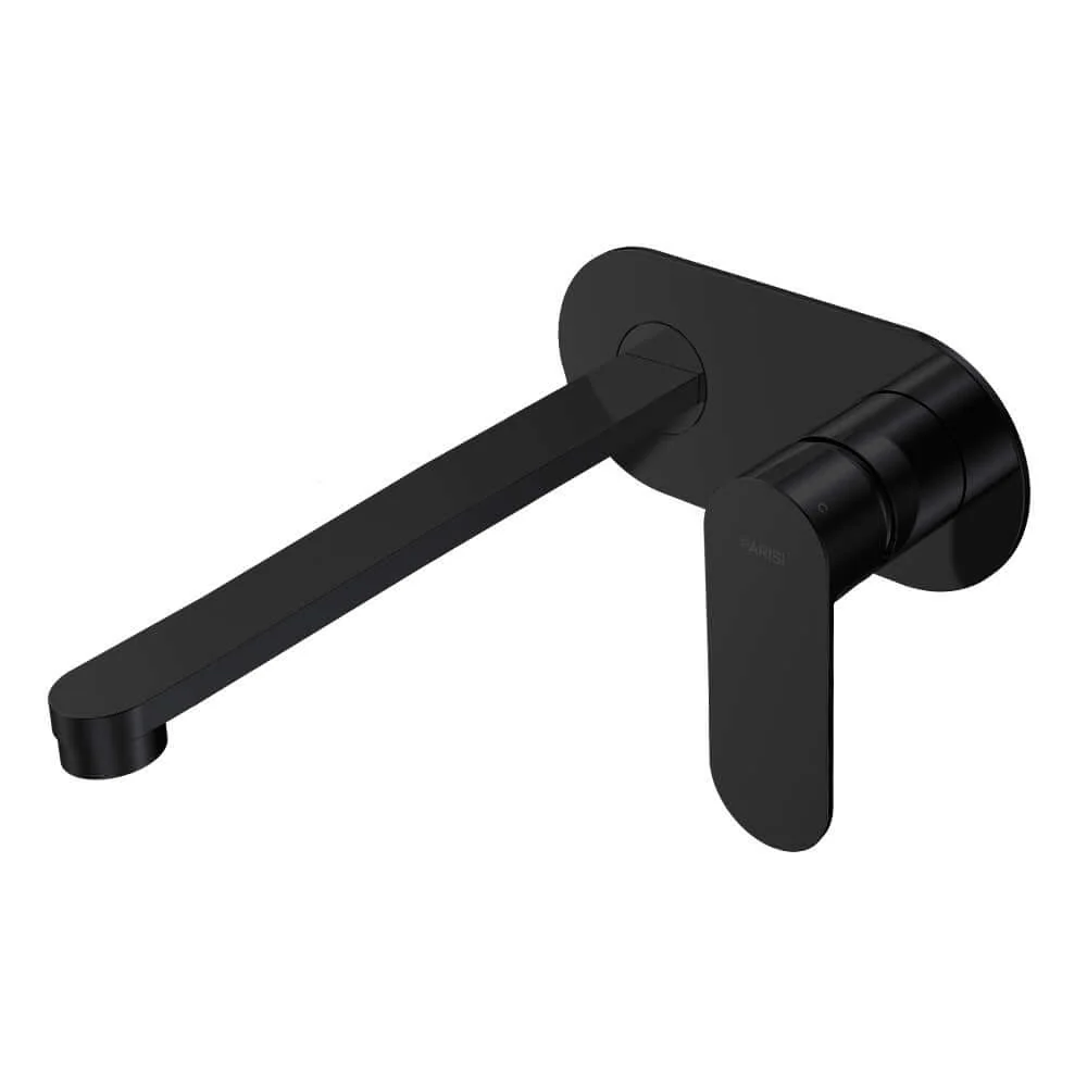 Ellisse II Wall Mixer with 220mm Spout on Elliptical Plate - Image 2