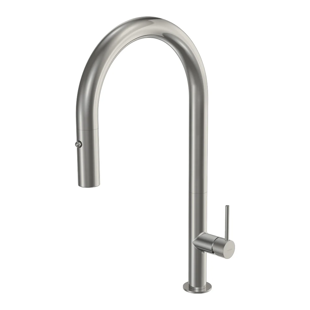Envy 30 Kitchen Mixer with Round Spout and Pull Out Spray - Image 3
