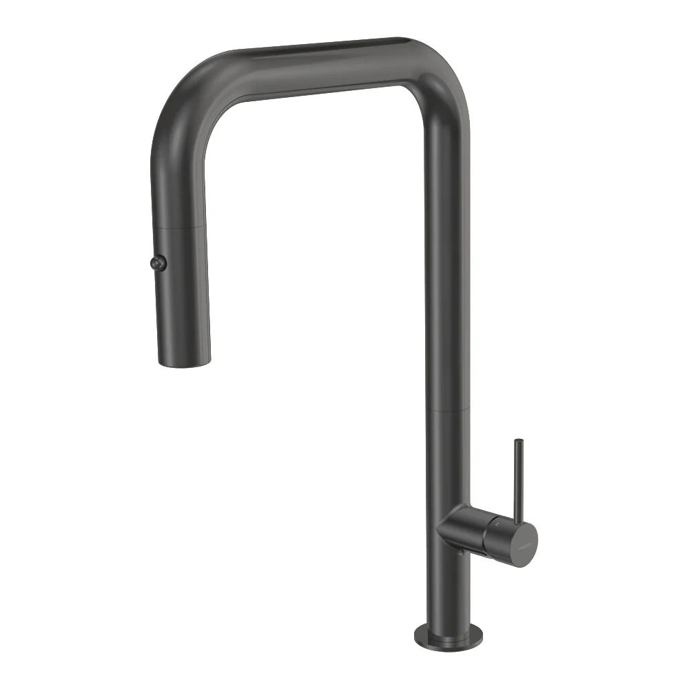 Envy 30 Kitchen Mixer with Square Spout and Pull-out Spray - Image 6