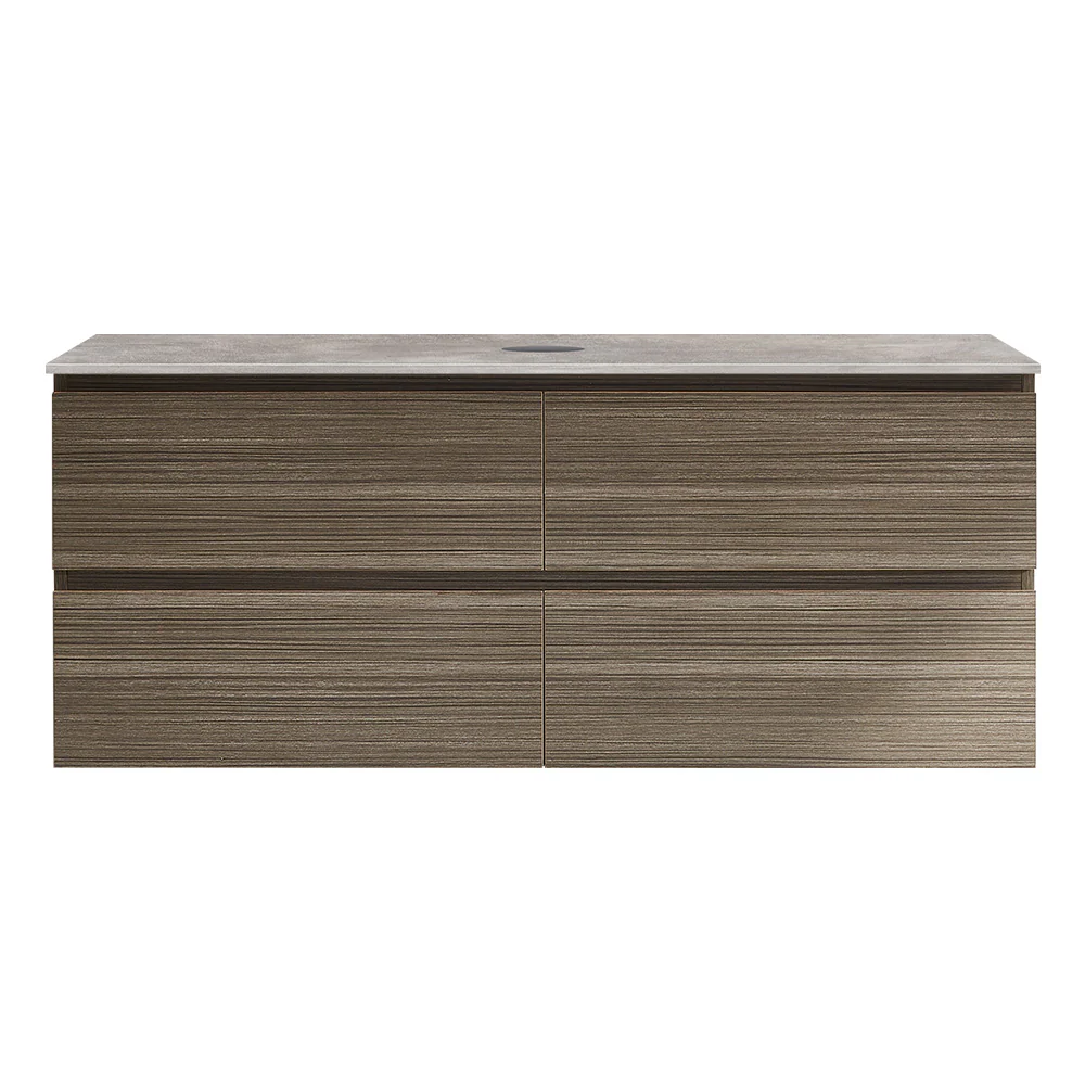Evo + MyTop 1200 Wall Cabinet Tabacco with Porcelain Top - Image 3