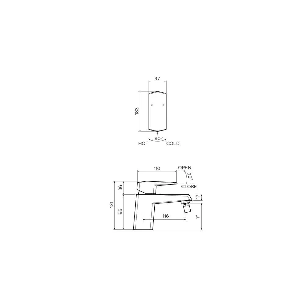 Exo Bidet Mixer - Image 2