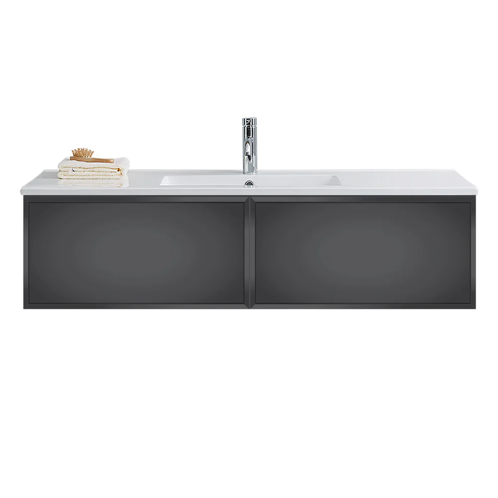 Float II 1200 Wall Cabinet with Ceramic Single Bowl Top - Image 3