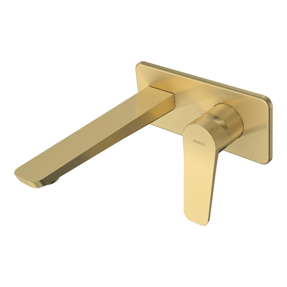 Float Wall Mixer with 180mm Spout on Backplate - Image 4