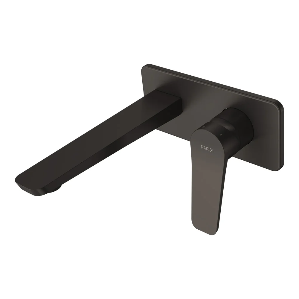 Float Wall Mixer with 180mm Spout on Backplate - Image 5