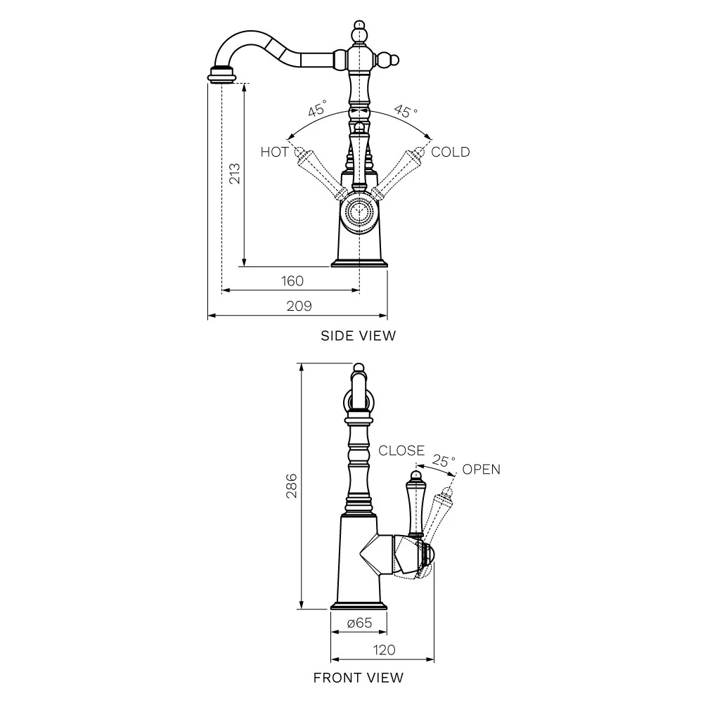 Hermitage Basin Mixer - Image 4
