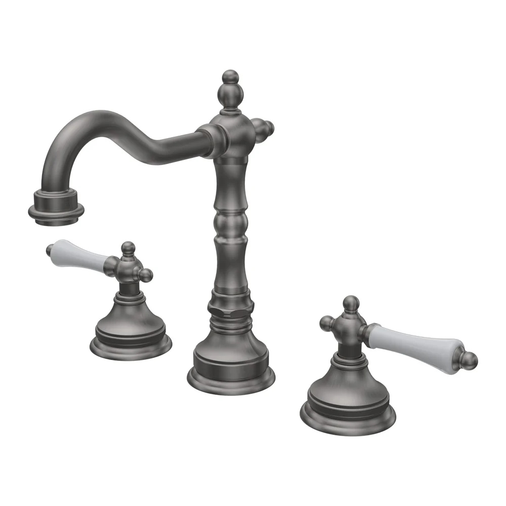 Hermitage Basin Set with Swivel Spout and Lever Handle - Image 2