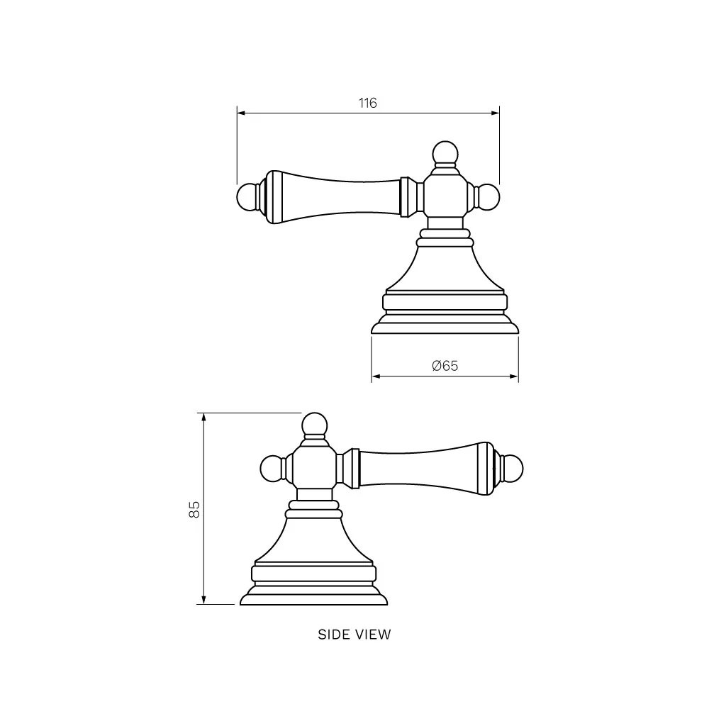 Hermitage Wall Top Assemblies (pair) - Image 4