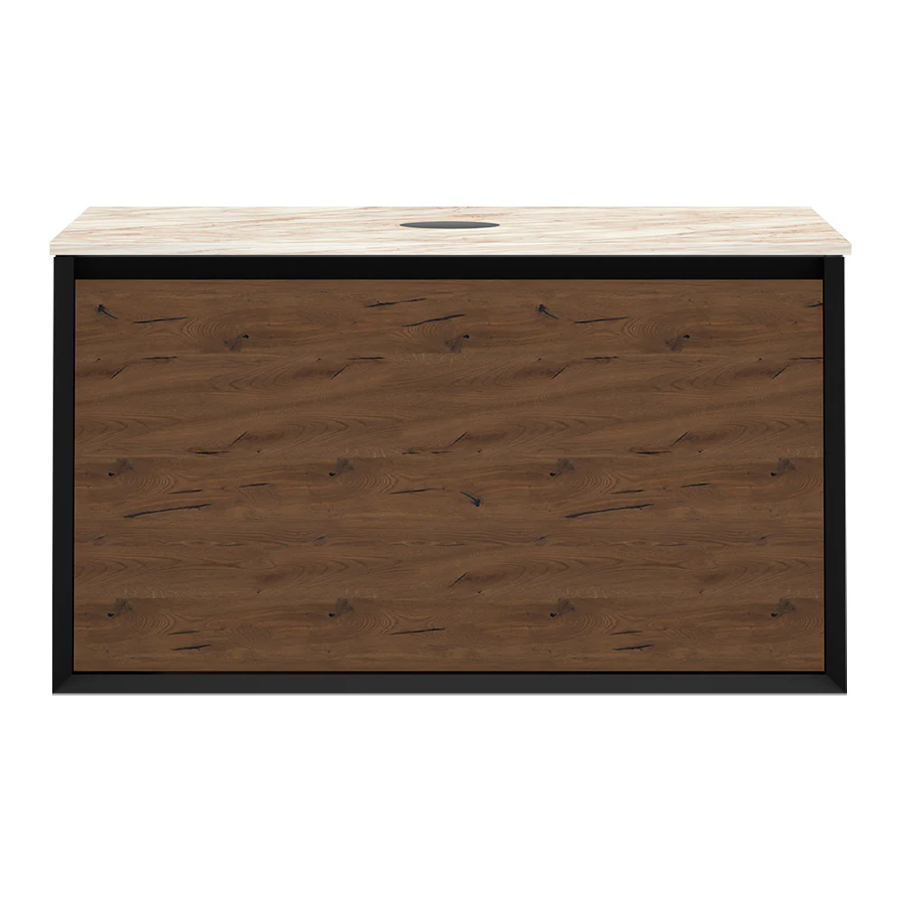 IKS 900 Wall Cabinet W5 Matt Black with Porcelain Top - Image 5