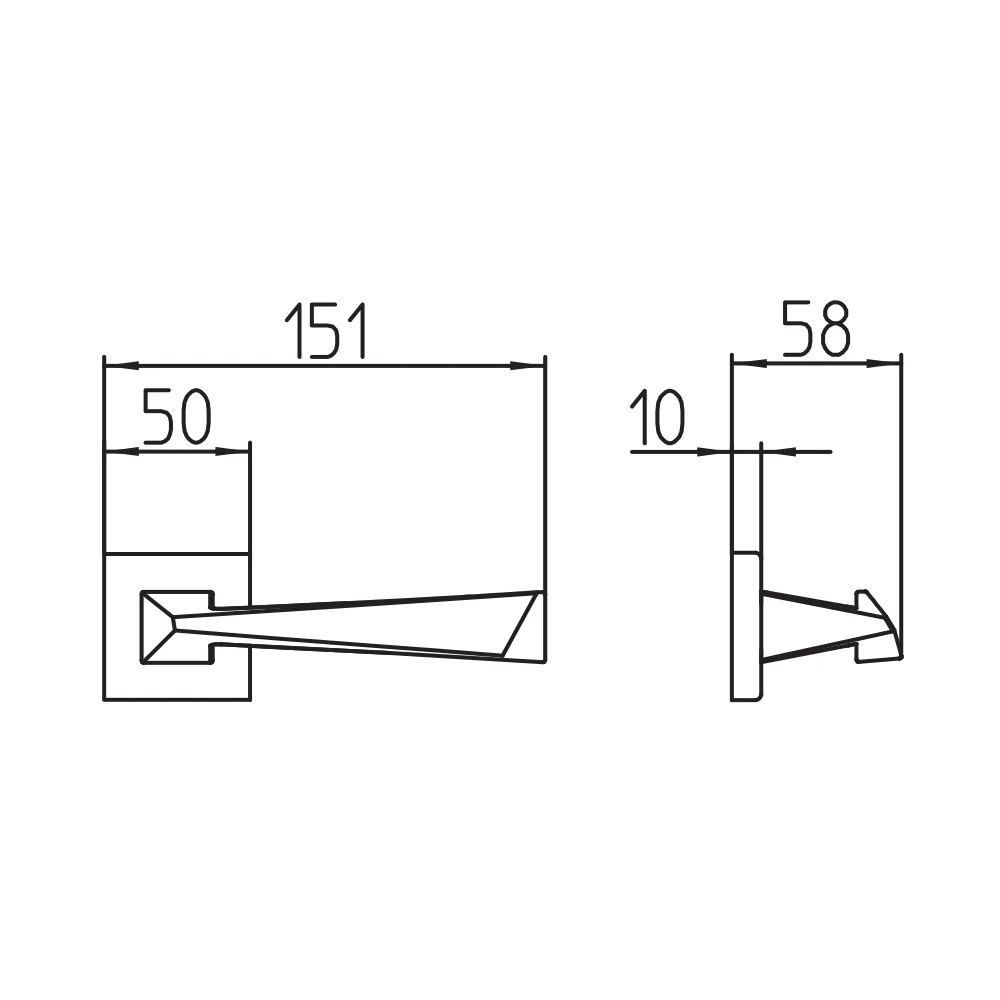 Piramid Lever Handle - Image 2