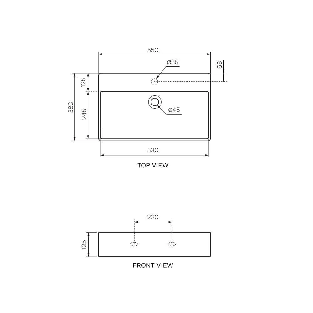 Linfa 55 Bench Basin - Image 3
