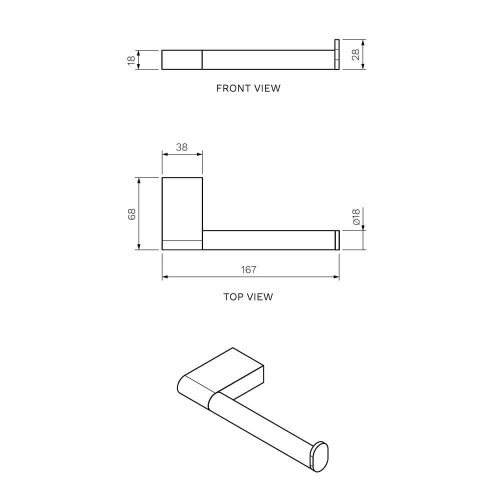 Linfa Toilet Roll Holder - Image 6