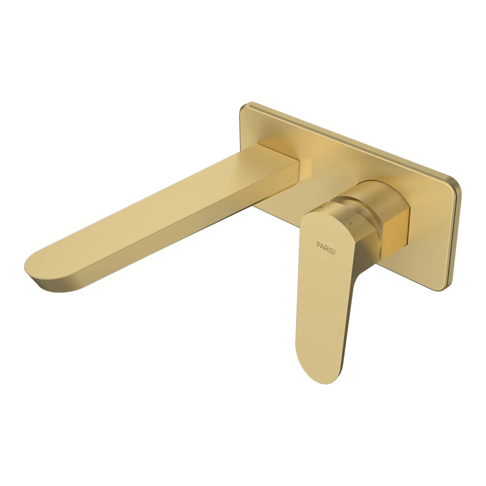 Loom Wall Mixer with 180mm Spout on Backplate - Image 4