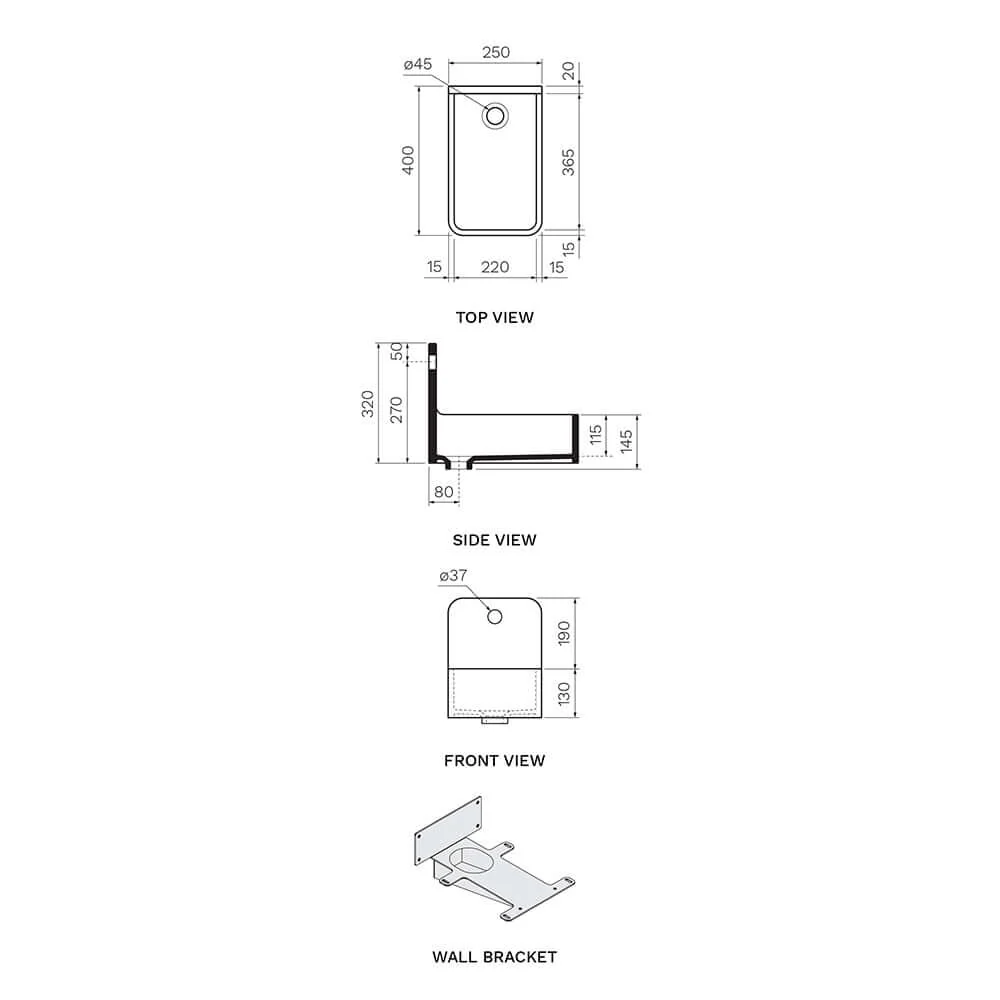 Miniwash 25 Wall Basin - Image 2