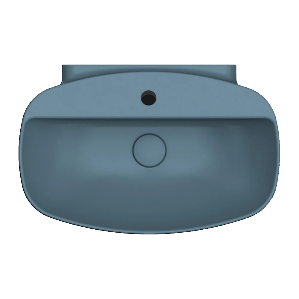 Nudaslim 60 Back to Wall Bench Basin with Tap Landing - Image 14