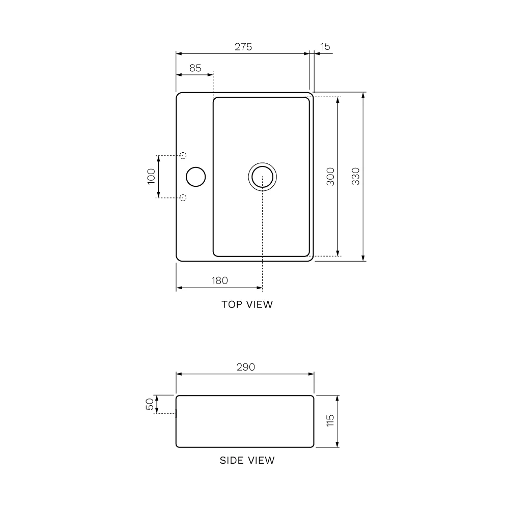 Powder Room Bench Basin - Image 2