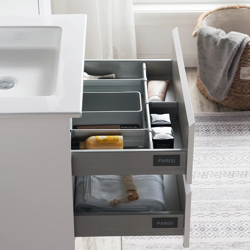 Pure Bianco 600 Wall Cabinet with Ceramic Top - Image 4