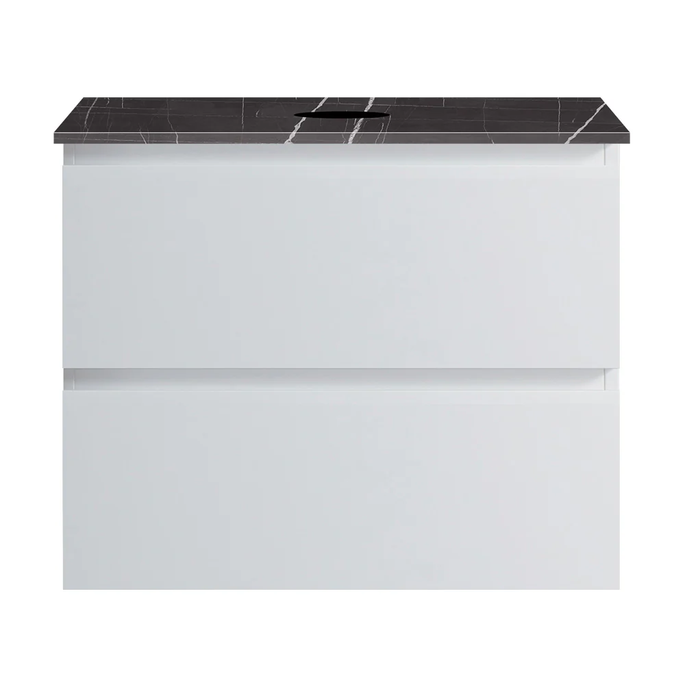 Pure Bianco + MyTop 600 Wall Cabinet Matt White with Porcelain Top - Image 5
