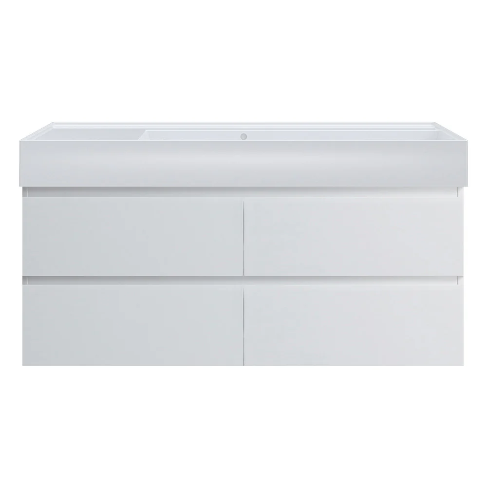 Pure Twenty 1200 Wall Cabinet with Right Bowl Top