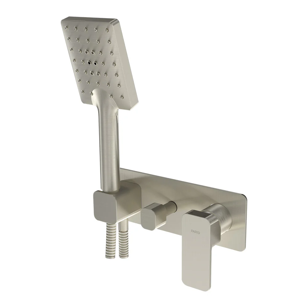 Quad II Wall Mixer with Diverter and ABS Hand Shower - Image 3