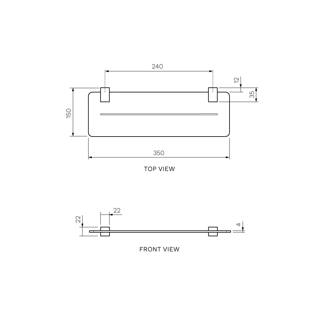 Quadro Shelf 350mm - Image 5