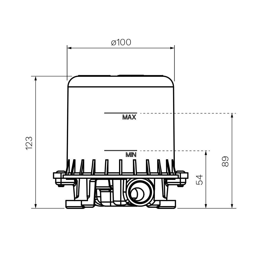 Recessed Body for Bath Filler with Mixer or Diverter - Image 2