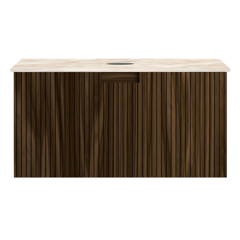 Riga + MyTop 800 Wall Cabinet Black Walnut with Italian Porcelain Top - Image 4