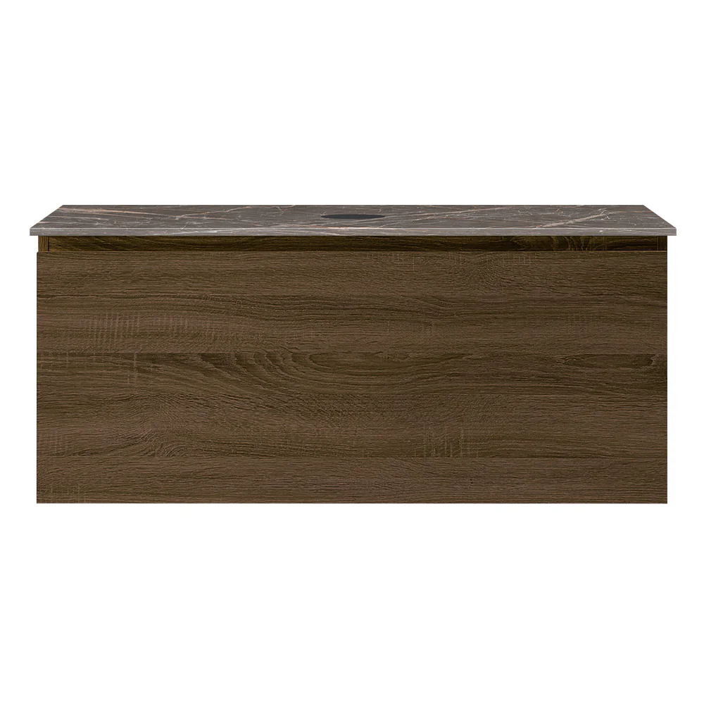 Rocki + MyTop 1000 Wall Cabinet Moka with Porcelain Top - Image 2