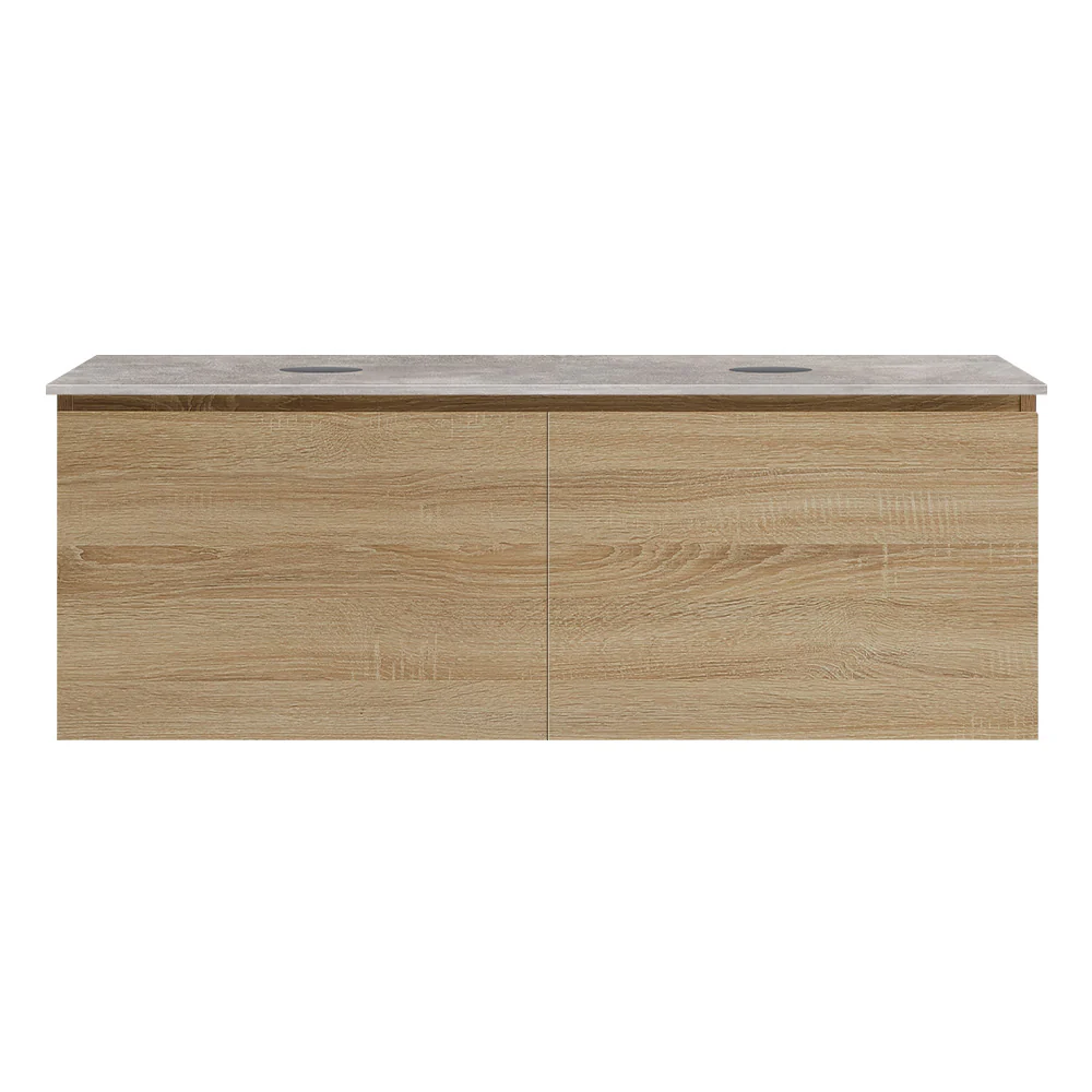 Rocki + MyTop 1200 Wall Cabinet Sahara with Porcelain Top Double - Image 3