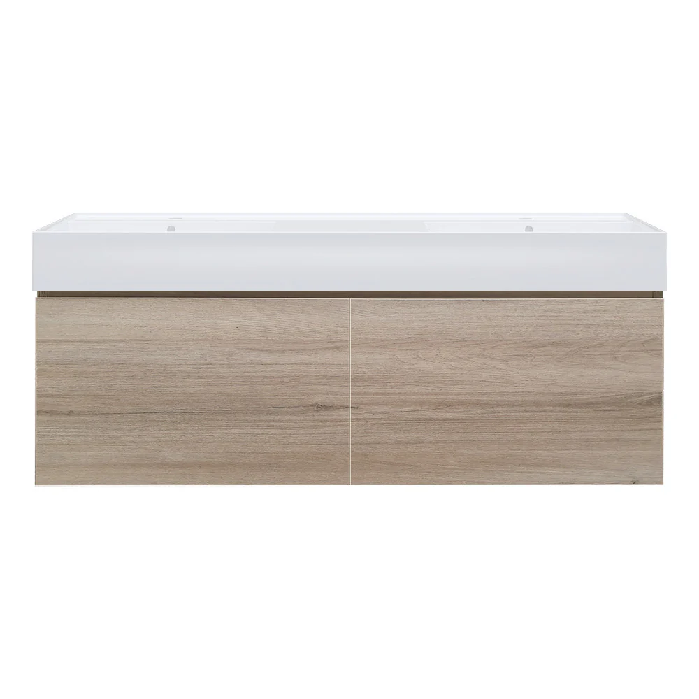 Rocki Twenty 1400 Wall Cabinet with Double Bowl Top - Image 9