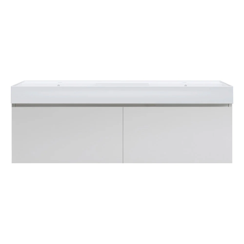 Rocki Twenty 1600 Wall Cabinet with Double Bowl Top - Image 10