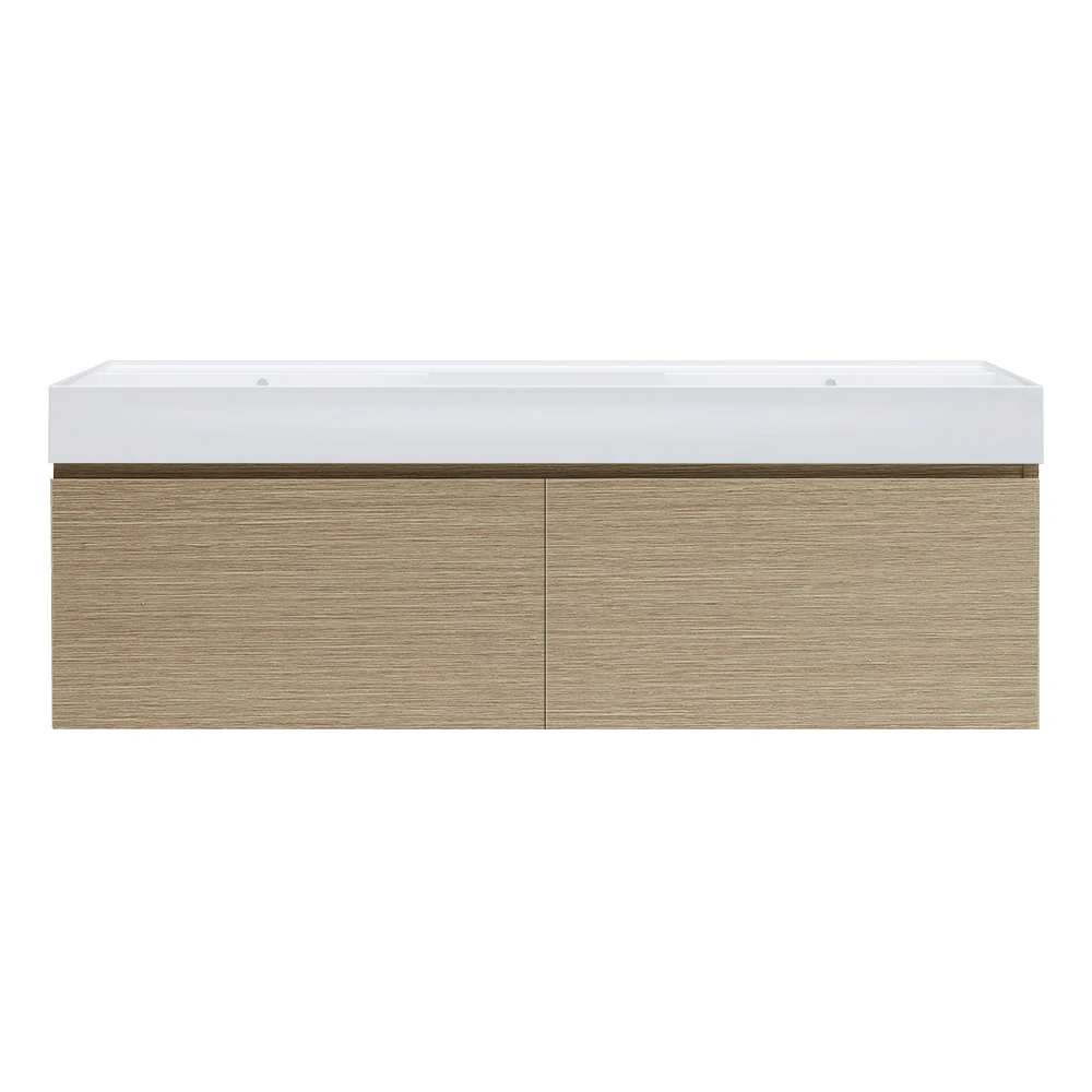 Rocki Twenty 1600 Wall Cabinet with Double Bowl Top - Image 3