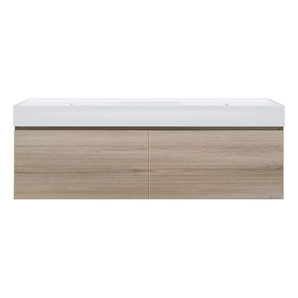 Rocki Twenty 1600 Wall Cabinet with Double Bowl Top - Image 9