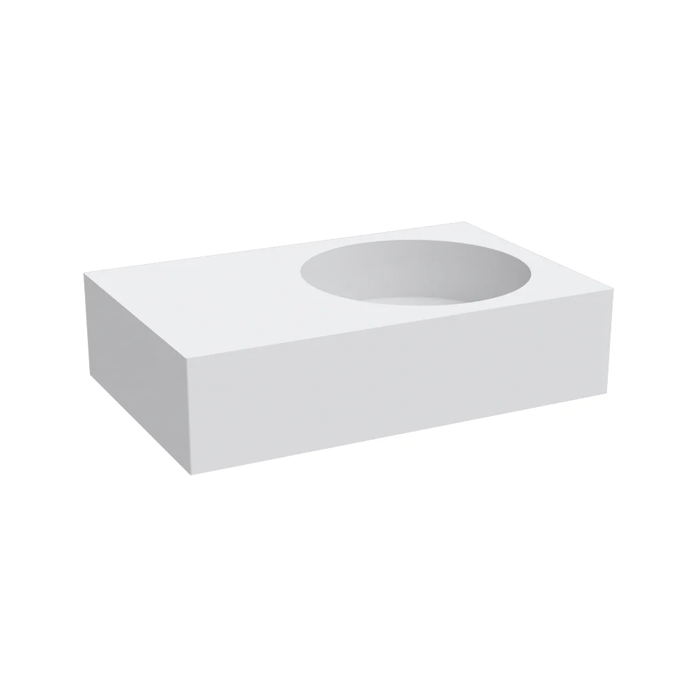 Rotondo 470 Basin Right Hand Bowl with Overflow