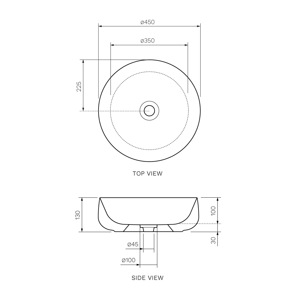 Seed Bench Basin (ø45x13H) - Image 12