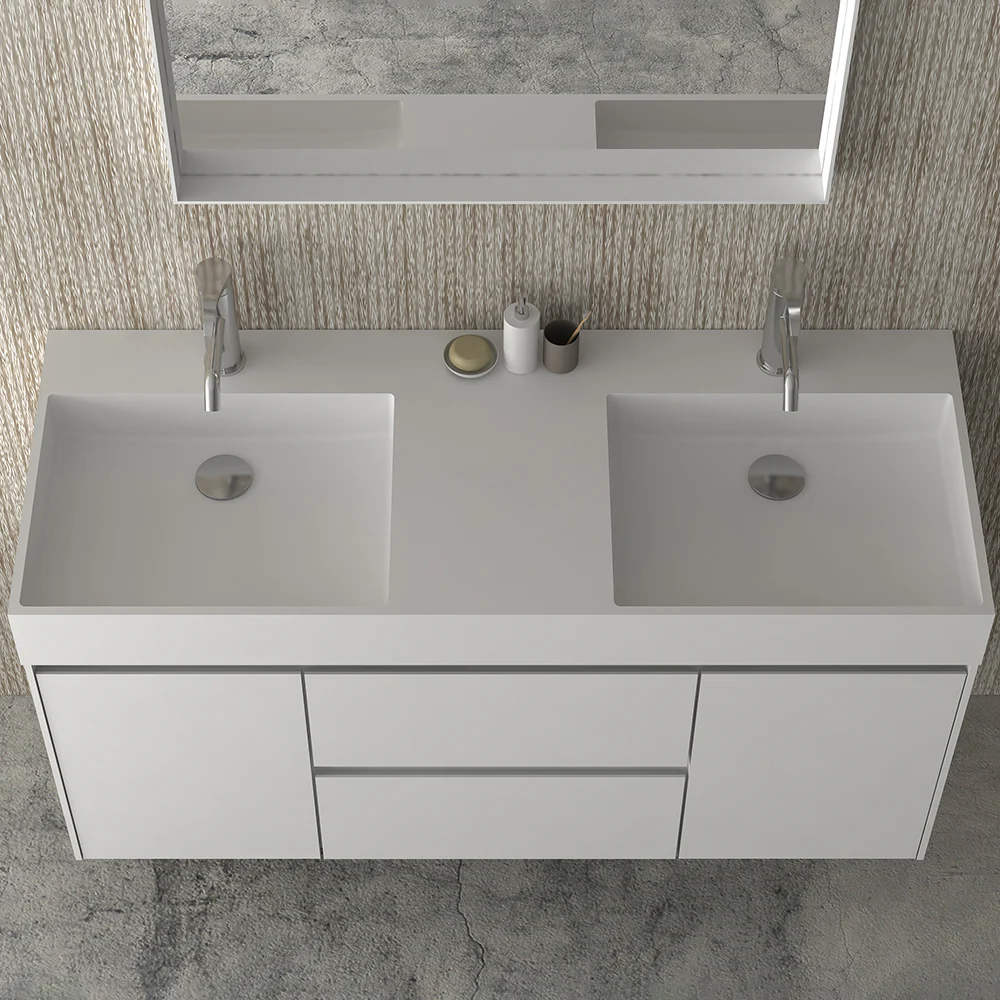Sense 120 Wall Cabinet and Wash Basin - Image 3