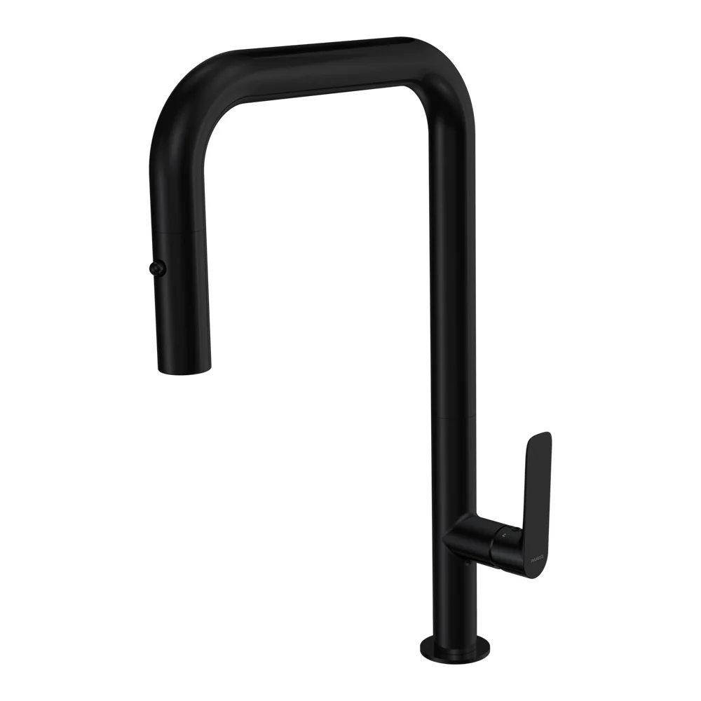 Slim 30 Kitchen Mixer with Square Spout and Pull Out Spray - Image 2