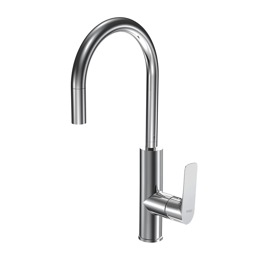 Slim II Kitchen Mixer with Round Pull Out Spout