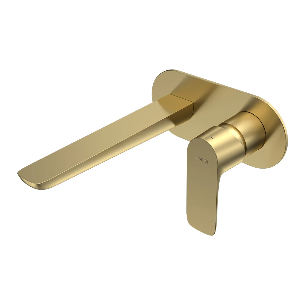 Slim II Wall Mixer with 190mm Spout on Elliptical Plate - Image 4
