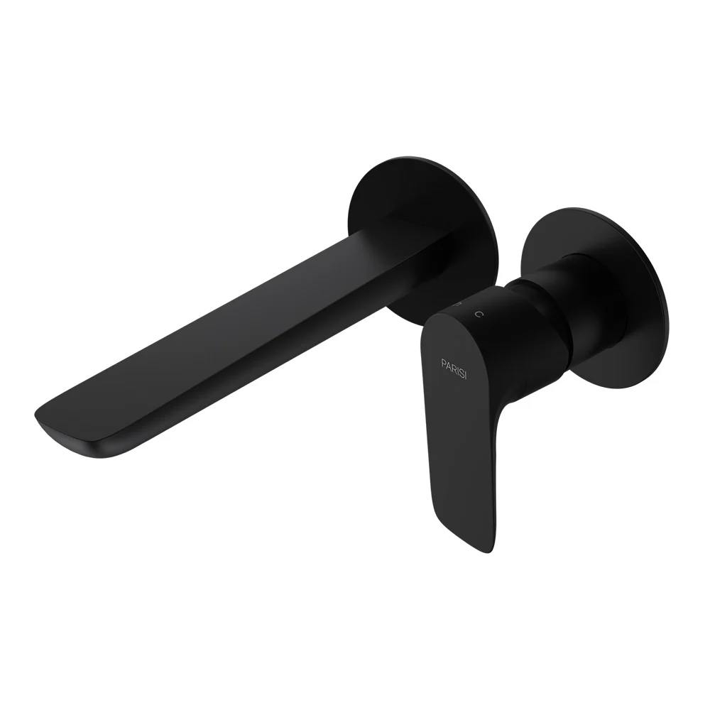 Slim II Wall Mixer with 190mm Spout (Individual Flanges) - Image 2