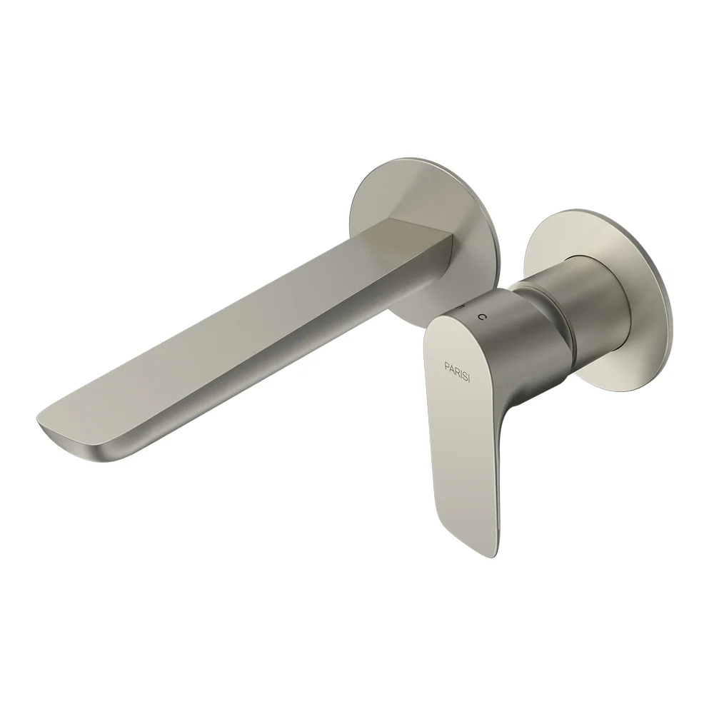 Slim II Wall Mixer with 190mm Spout (Individual Flanges) - Image 3
