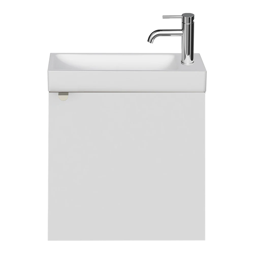 Smart 400 Wall Cabinet with Ceramic Basin - Image 4